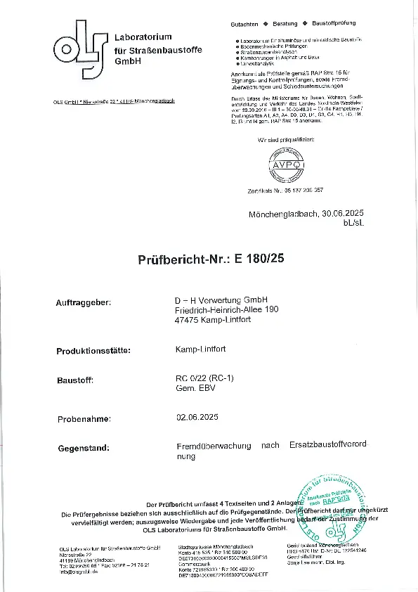 Titelseite zum Dokument Eignungsnachweis RC 0-22